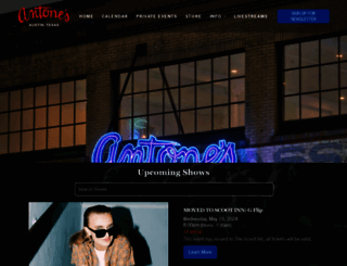 antonesnightclub.com screenshot