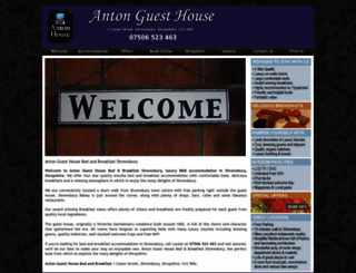 antonhouse.com screenshot