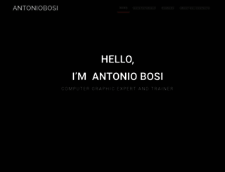 antoniobosi.com screenshot