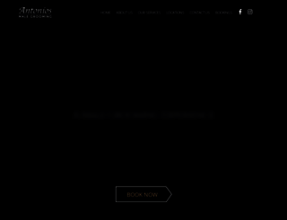 antoniosgrooming.com screenshot