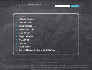 antony.cryptorator.com screenshot