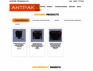antpak.com.au screenshot