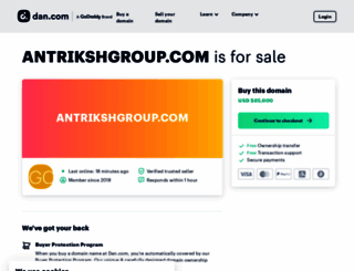 antrikshgroup.com screenshot