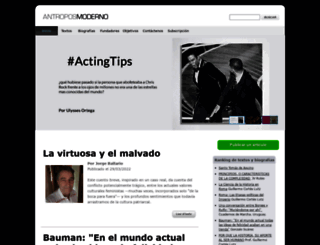 antroposmoderno.com screenshot