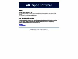 antspec.com screenshot
