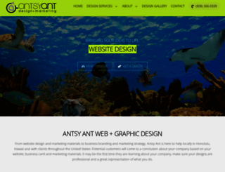antsyantwebdesign.com screenshot
