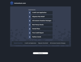 antventure.com screenshot