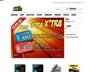 antzheattransfermall.com screenshot