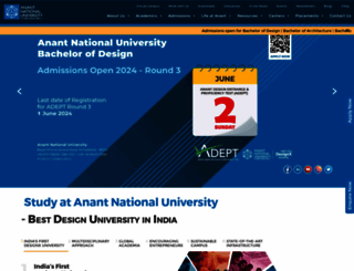 anu.edu.in screenshot