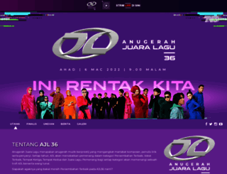 anugerahjuaralagu.com screenshot