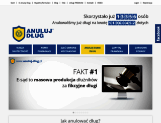 anuluj-dlug.pl screenshot