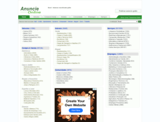 anuncieonline.com.br screenshot
