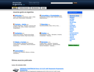 anuncios-argentina.com screenshot