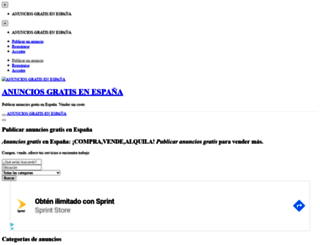 anuncios.sitiosespana.com screenshot