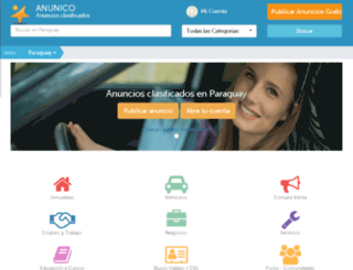 anunico.com.py screenshot