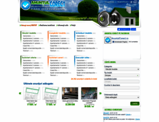 anuntulcorect.ro screenshot
