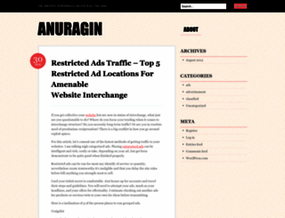 anuragin.wordpress.com screenshot