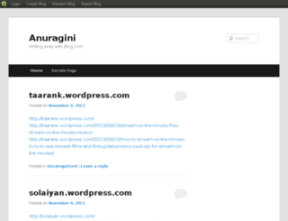 anuragini.blog.com screenshot