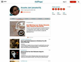 anusha15.hubpages.com screenshot