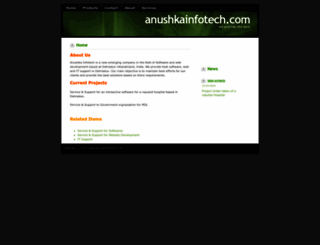 anushkainfotech.com screenshot