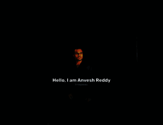 anveshreddy.com screenshot