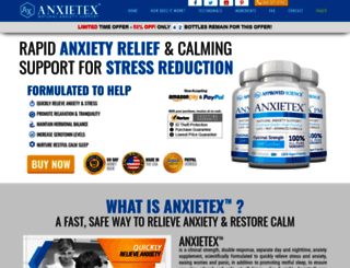 anxietex.com screenshot
