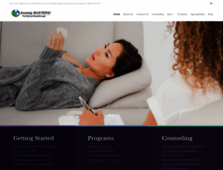 anxietybusters.com screenshot