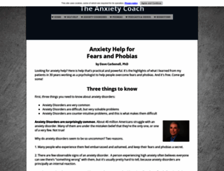 anxietycoach.com screenshot