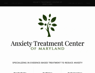 anxietymaryland.com screenshot