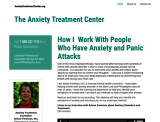 anxietytreatmentcenter.org screenshot