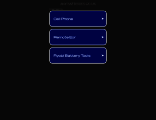 any-batteries.co.uk screenshot
