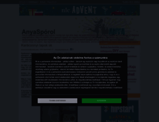 anyasporol.cafeblog.hu screenshot