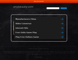anybeauty.com screenshot