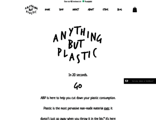 anythingbutplastic.co.uk screenshot
