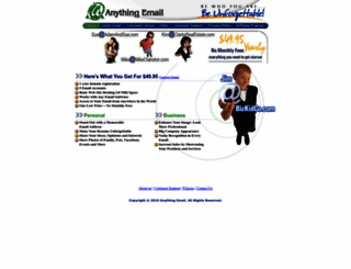 anythingemail.com screenshot