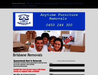 anytimeremovals.com.au screenshot