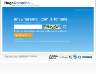 anywheremail.com screenshot