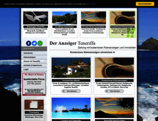 anzeiger-teneriffa.de screenshot
