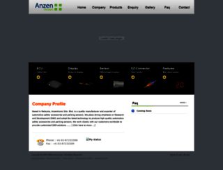anzentronic.com screenshot