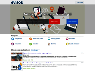anzoategui.evisos.com.ve screenshot