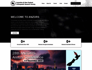 anzors.org.au screenshot
