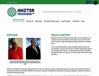 anztsr.org.au screenshot