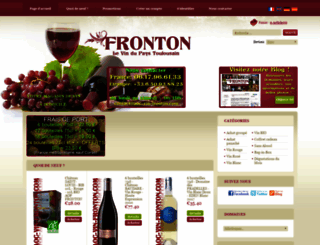 aoc-vin-fronton.com screenshot
