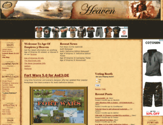 aoe3.heavengames.com screenshot