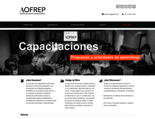 aofrep.org.ar screenshot