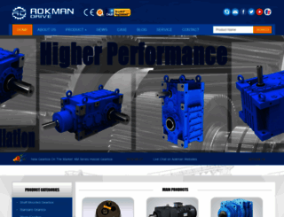 aokman-gearbox.com screenshot