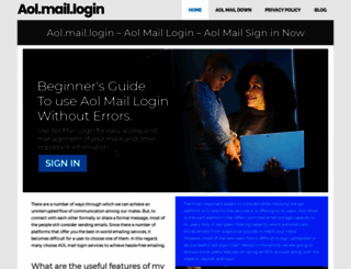 aol-maillogin.com screenshot