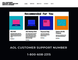 aolcustomersupportservicenumber.weebly.com screenshot