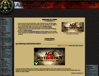 aom.heavengames.com screenshot