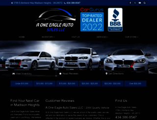 aoneeagleautosales.com screenshot